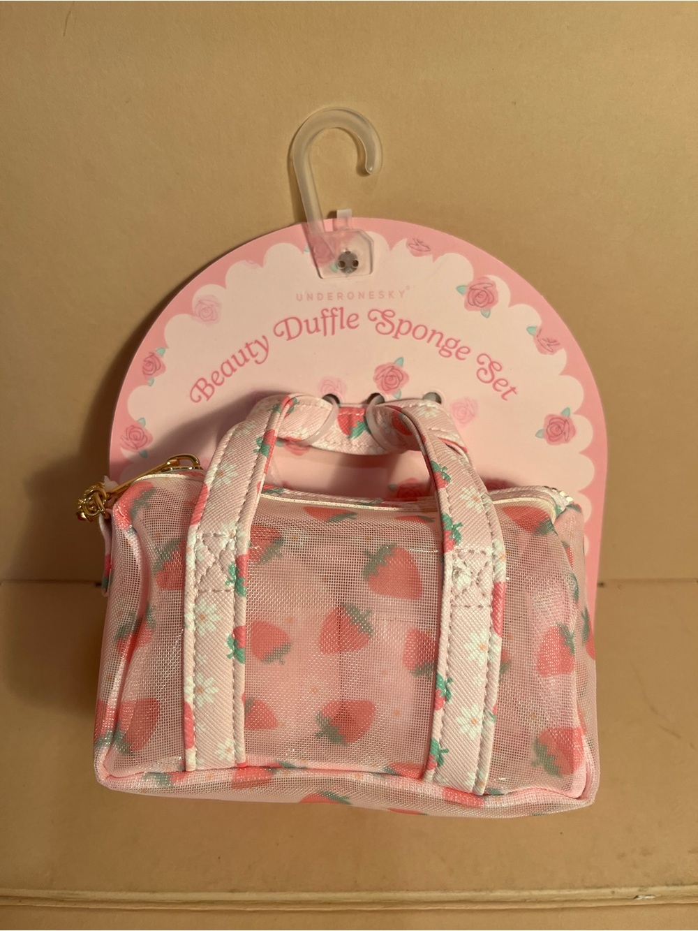 Cute Beauty case mini bag with make-up blenders 🎀🎀 NWT